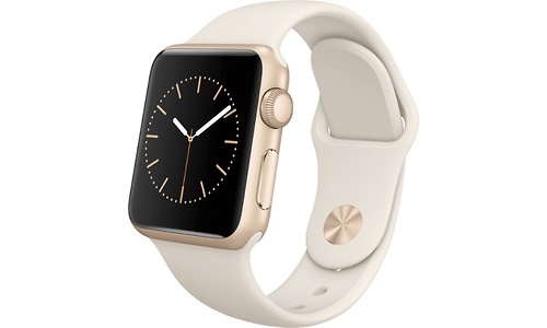 Apple Watch 38mm Gold Aluminium Case, Antique White