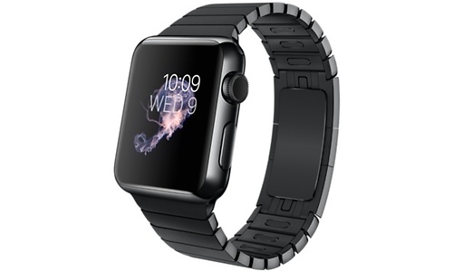 Apple Watch 38mm Space Black Stainless Steel Case, Space Black Link Bracelet