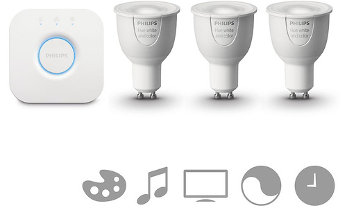 Philips Hue White and Color Ambiance Starterkit GU10