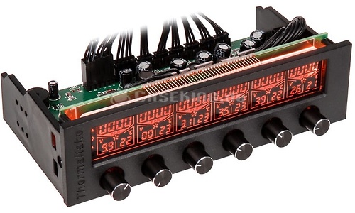 Thermaltake Commander F6 RGB Fan Control Panel Black