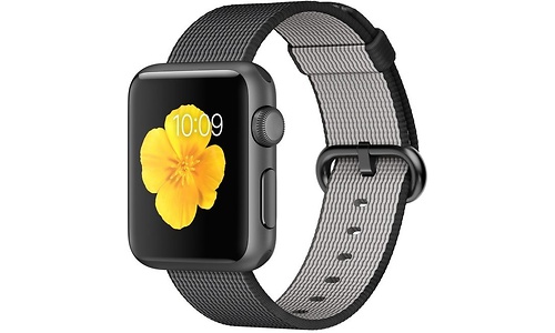 Apple Watch Sport 38mm Space Grey Aluminium Case Black Woven Nylon