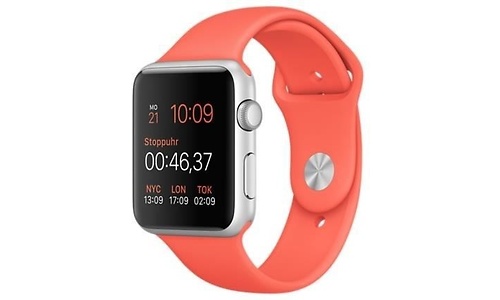 Apple Watch Sport 42mm Silver Aluminium Case Apricot