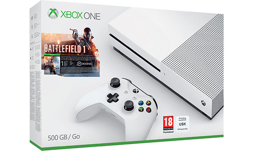 Microsoft Xbox One S 500GB + Battelfield 1