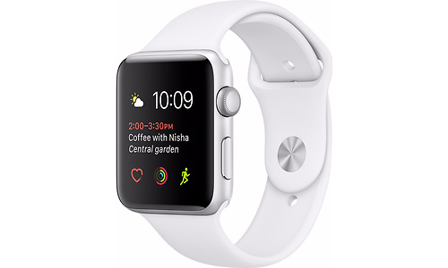 Apple Watch Series 2 38mm Silver Sport Band White