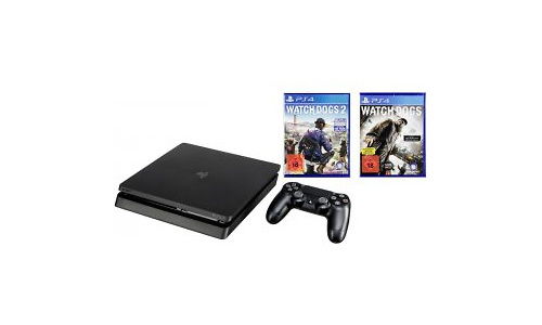 Sony PlayStation 4 Slim 1TB + Watch Dogs 1 & 2
