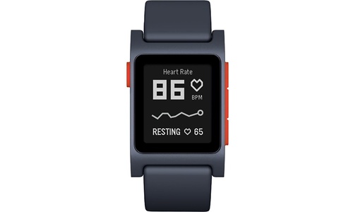 Pebble 2 HR Smart Watch Black/Red