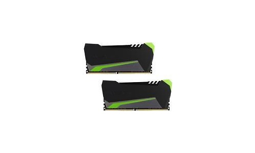 Avexir Raiden Green Tesla LED Blitz 16GB DDR4-3000 CL16 kit