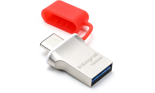 Integral Fusion 128GB Silver/Red
