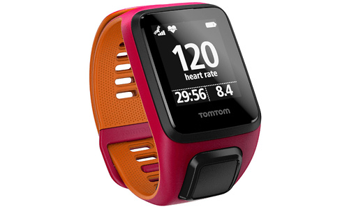 TomTom Runner 3 Cardio Dark Pink/Orange S