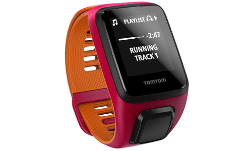 TomTom Runner 3 Cardio + Music Dark Pink/Orange S