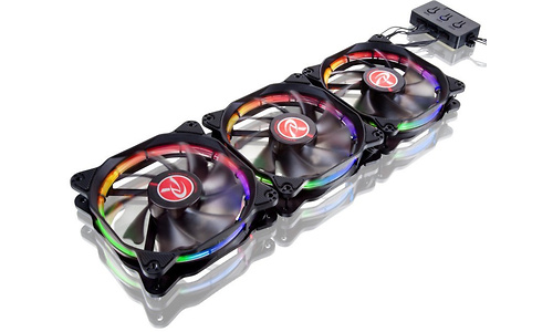 Raijintek Aura 12 RGB LED Fan Controller 120mm 3-Pack