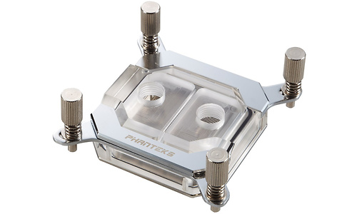 Phanteks Glacier C350I CPU Water Block Acrylic Cover RGB LED Chrome