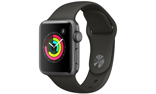 Apple Watch Series 3 38mm Aluminium Space Grey + Grey Sport Band