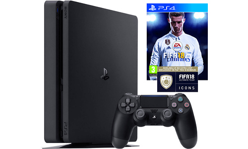 Sony PlayStation 4 Slim 1TB Black + Fifa 18