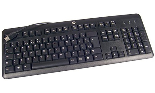 HP Standard Keyboard USB Black (DE)
