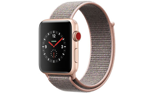 Apple Watch Series 3 42mm Aluminuim Gold + Sport Loop Sandrosa (145-220mm)