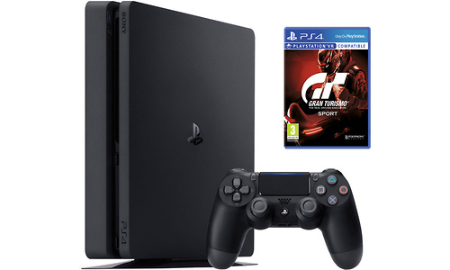Sony PlayStation 4 Slim 1TB Black + Gran Turismo Sport