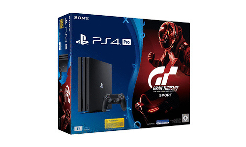 Sony PlayStation 4 Pro 1TB Black + Gran Turismo Sport