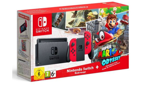 Nintendo Switch + Super Mario Odyssey