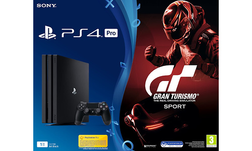 Sony PlayStation 4 Pro 1TB Black + GT Sport