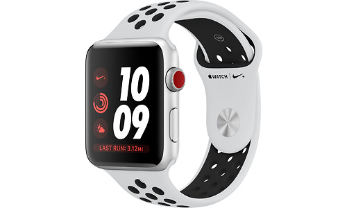 Apple Watch Nike+ 42mm Aluminuim Silver + Sport Band Black/White