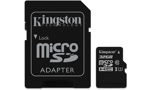 Kingston Canvas Select MicroSDHC UHS-I 32GB + Adapter