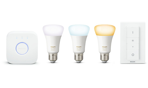Philips Hue White Ambiance Starter Pack + Dimmer
