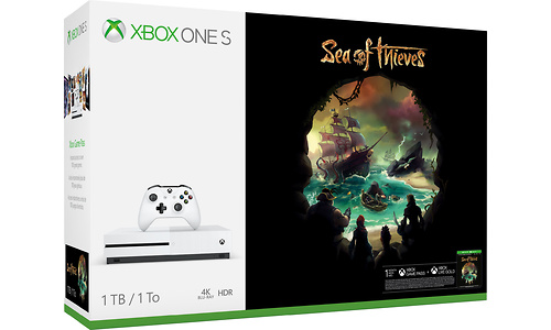 Microsoft Xbox One S 1TB White + Sea of Thieves