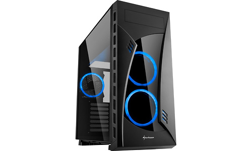 Sharkoon Night Shark Window Black/Blue