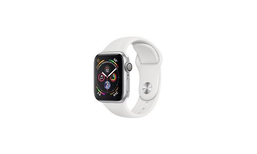 Apple Watch Series 4 40mm Silver Sport Band White