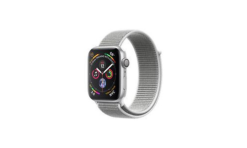 Apple Watch Series 4 44mm Silver Sport Band White/Silver