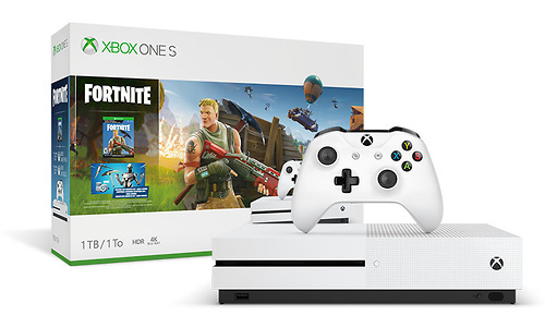 Microsoft Xbox One S 1TB White + Fortnite