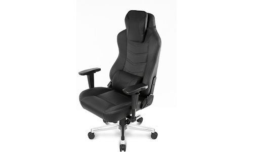 AKRacing Gaming Chair Office Deluxe PU Leather Onyx Black