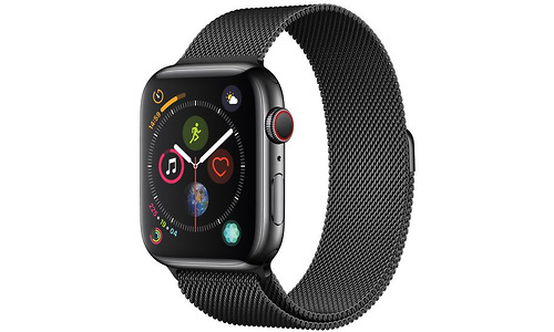 Apple Watch Series 4 4G 44mm Black Sport Loop Milanaise Black