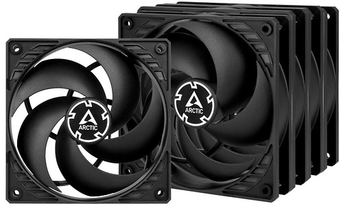 Arctic P12 PWM PST 5-Pack Black
