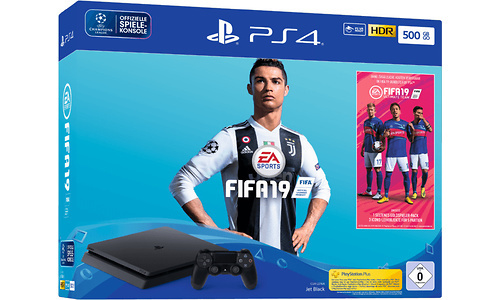 Sony PlayStation 4 Slim 500GB Black + Fifa 19