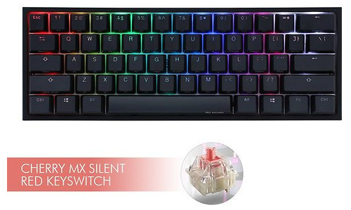 Ducky One 2 Mini PBT Double Shot RGB MX-Silent Black (US)