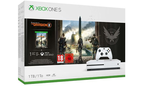 Microsoft Xbox One S White 1TB + Tom Clancy’s The Division 2