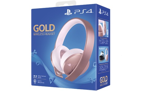 Sony PS4 Gaming Headset 7.1 Wireless Rose Gold