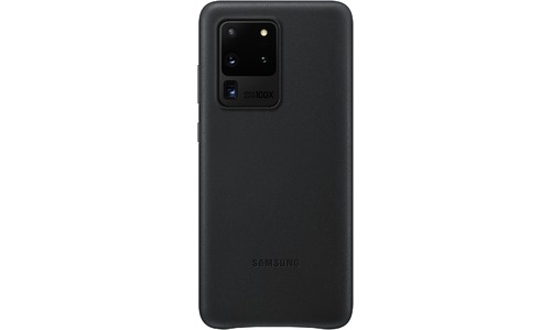 Samsung Galaxy S20 Ultra Cover Leather Cover Black