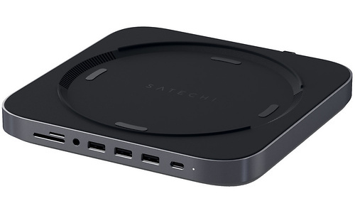 Satechi Aluminum Mac Mini Stand Hub Grey