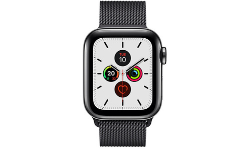 Apple Watch Series 5 4G GPS 40mm Silver Sport Loop Black
