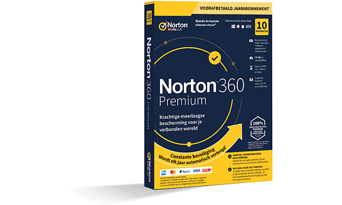 Symantec Norton LifeLock 360 Premium 10-devices 1-Year (NL)