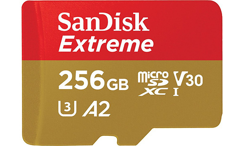 Sandisk Extreme MicroSDXC UHS-I U3 256GB