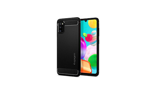 Spigen Galaxy A41 Rugged Armor Matte Black