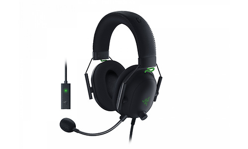 Razer Blackshark V2 Gaming Headset + USB Mic Enhancer Black
