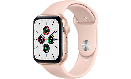 Apple Watch SE 44mm Gold Sport Band Pink