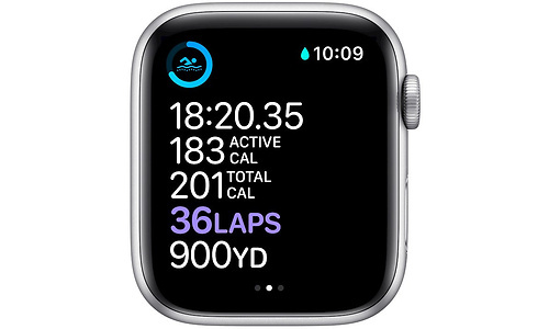 Apple Watch 6 Series 40mm Silver Sport Band White