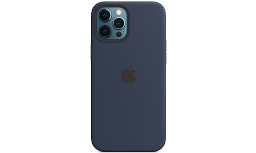 Apple iPhone 12 Pro Max Silicone Case White MagSafe Deep Navy