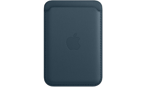 Apple Leather Wallet MagSafe Baltic Blue